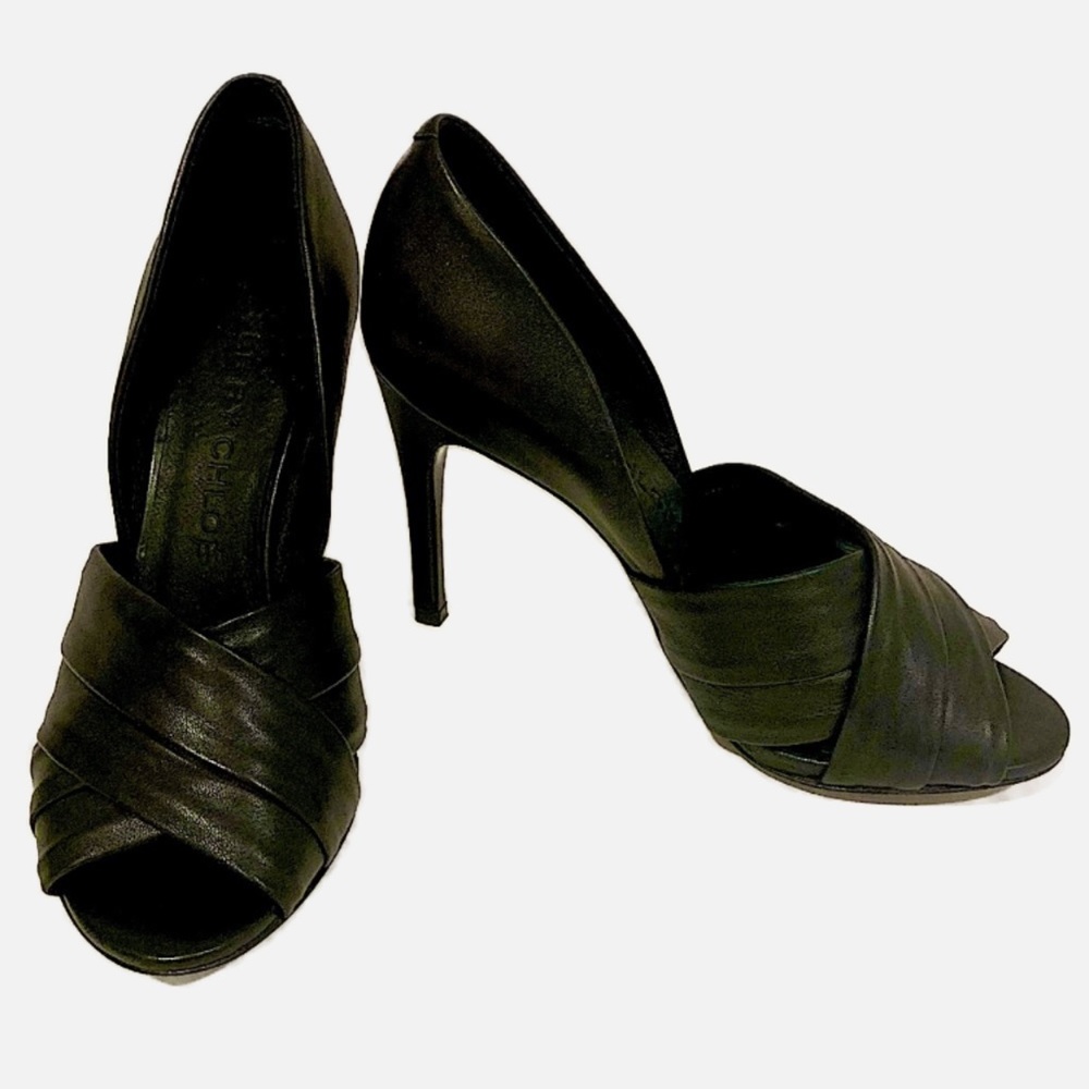 See by Chloé 7.5 US peep toe shoe.